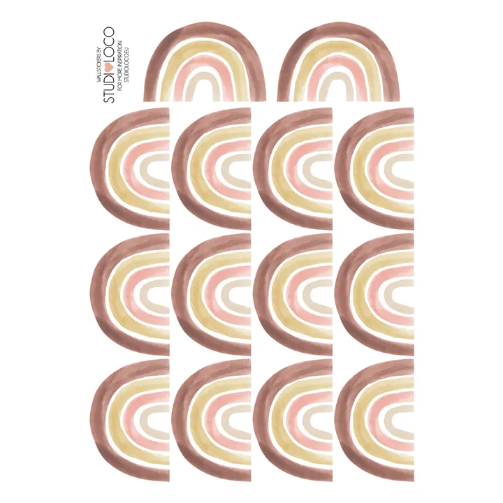 Studio Loco Stickers muraux Rainbow