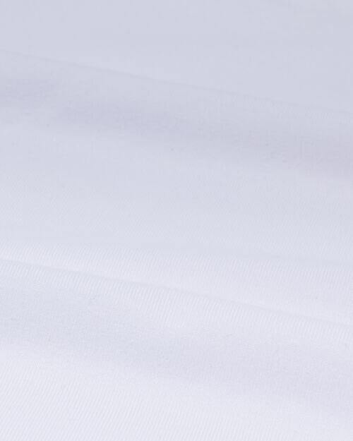 t-shirt homme slim fit col rond - avec bambou blanc