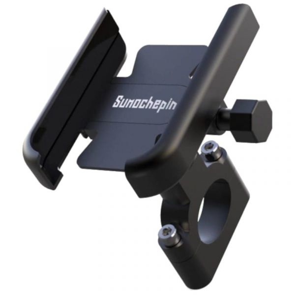 Suporte Smartphone para Bicicleta Ajustável Universal Black