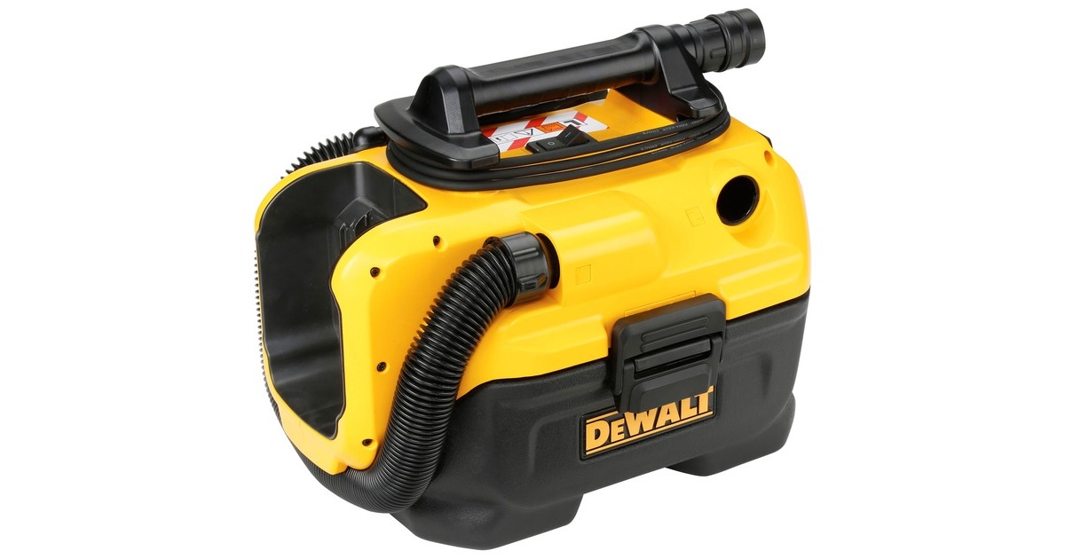 DEWALT18V L-Klasse Nat en droog stofzuiger DCV584L nat- en droogzuiger  (Geel, Accu niet inbegrepen)