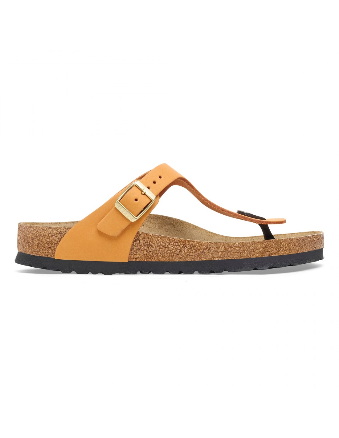 birkenstock Mules Femme Gizeh Lenb Burnt Orange Cuir