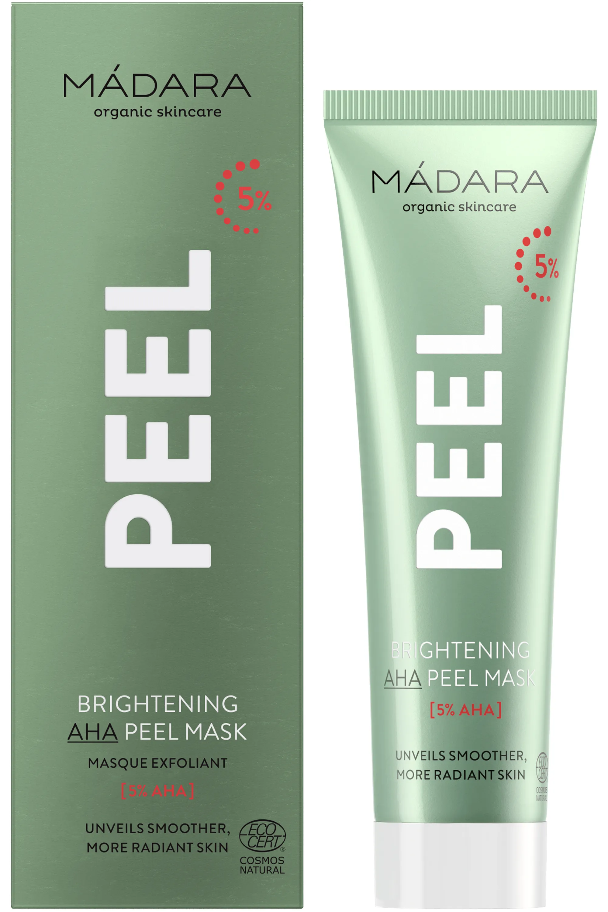 Mádara Cosmetics Masque peeling éclatant AHA 5%-60 ml