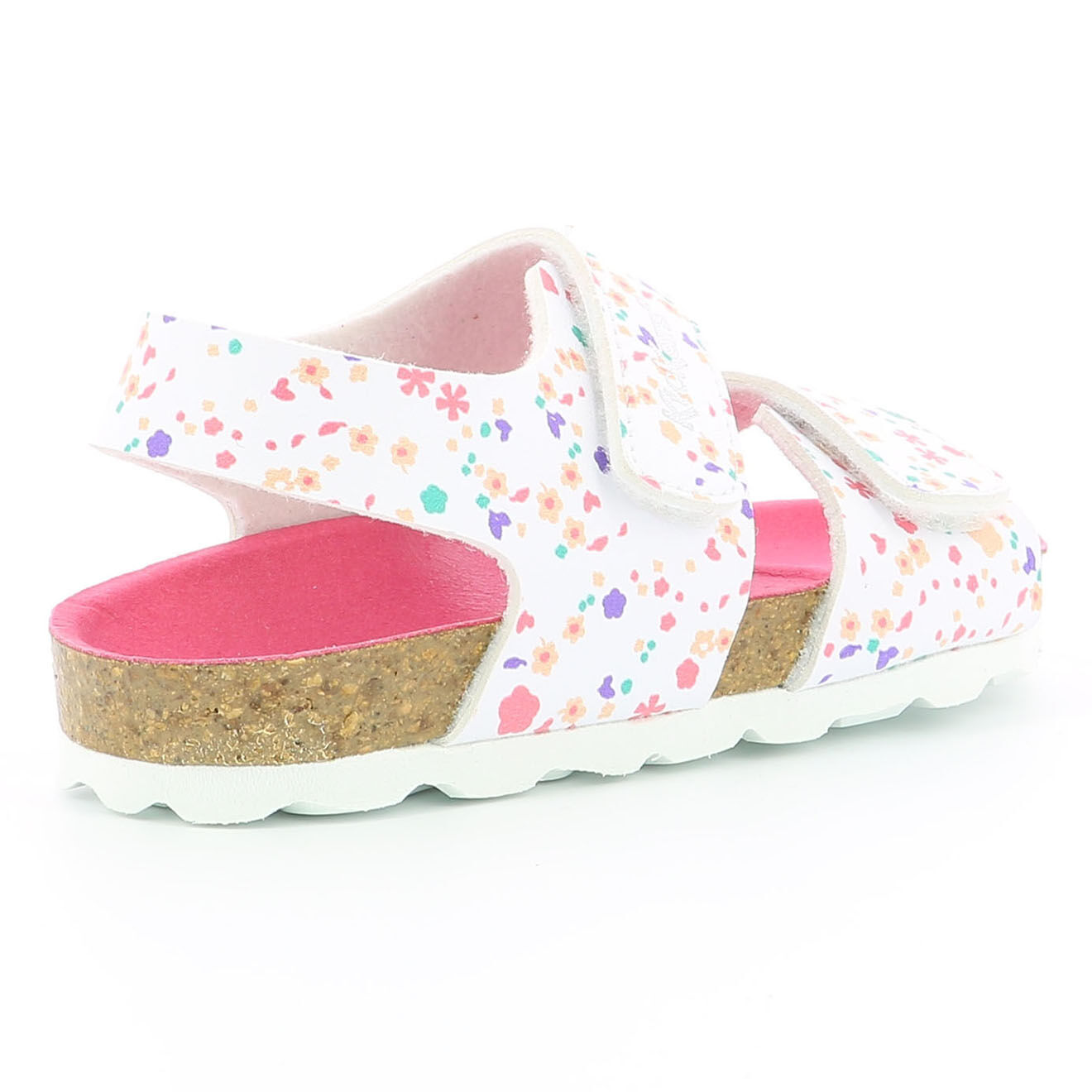 Kickers Sandales en Cuir Summerkro blanc blossom
