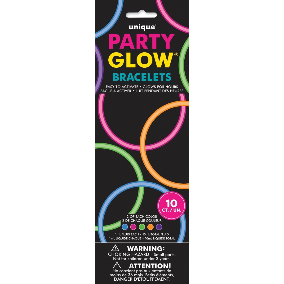 Armbanden Glow In The Dark 10st