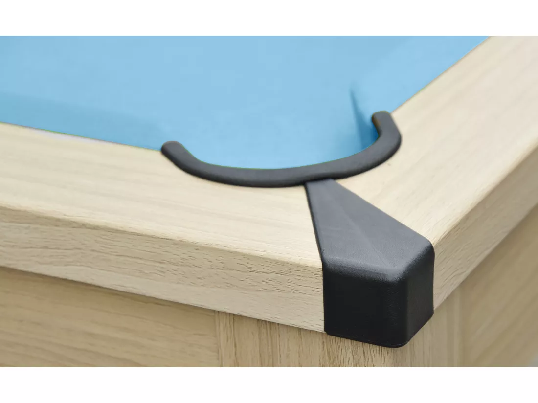 Table transformable - Billard & Ping-pong BALTHAZAR - 213*112*81.5cm - Bleu