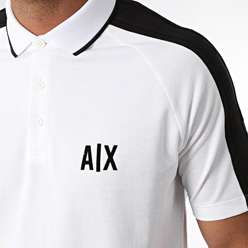 Polo Manches Courtes A Bandes 6KZFFR-ZJL4Z Blanc