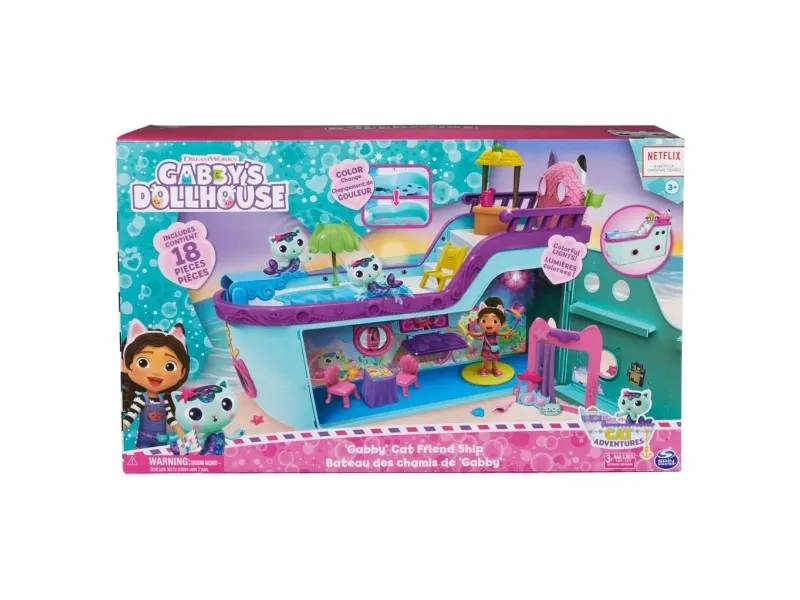Gabby's Dollhouse Cat-Tastic Cruise Ship