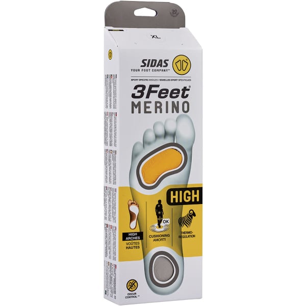 Semelle chaussure rando SIDAS 3 FEET MERINOS HIGH