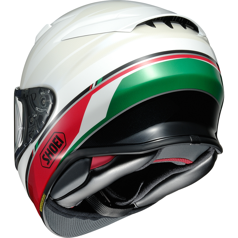 Shoei - Casque NXR2 Nocturne TC-4 / Blanc / Rouge / Vert