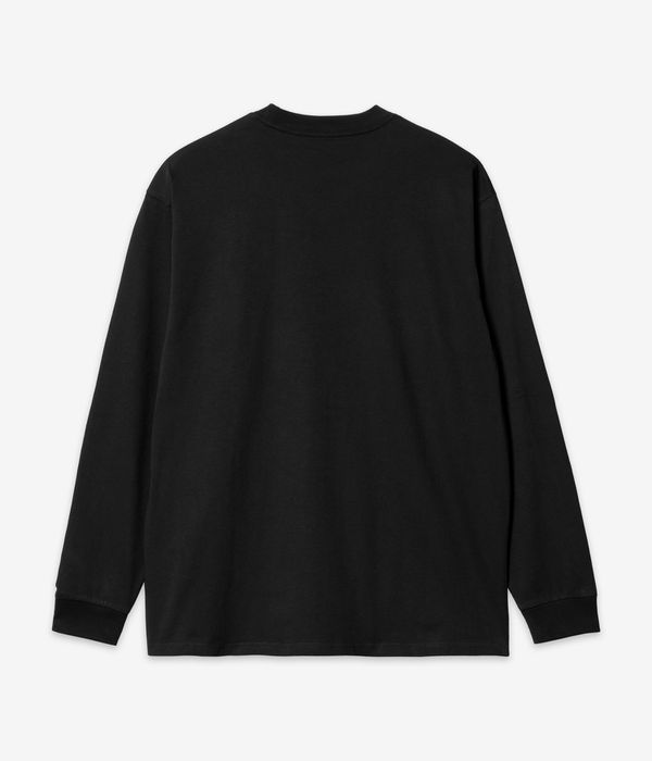 Carhartt WIP Script Embroidery Longsleeve (black white)