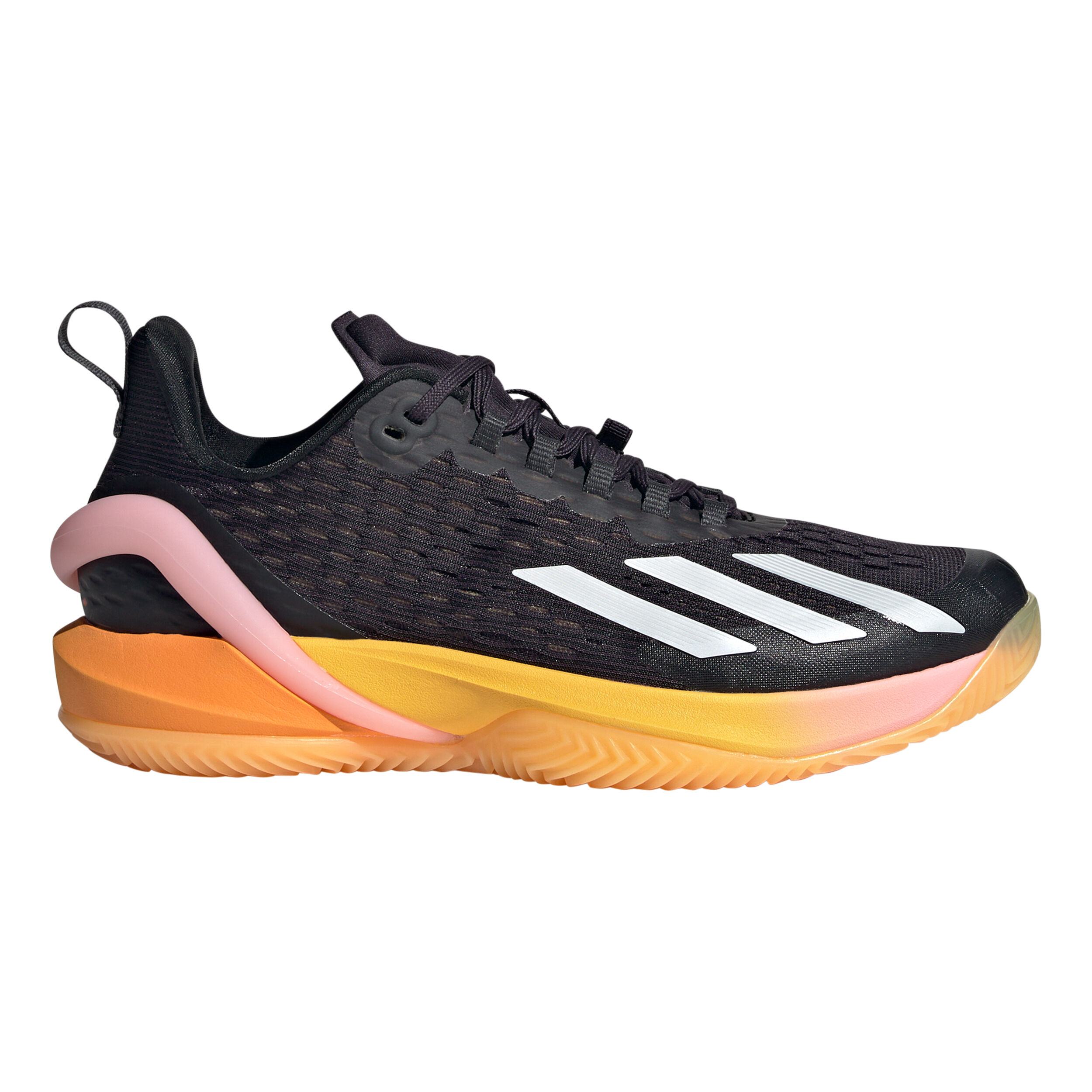 adidas Adizero Cybersonic Chaussure Terre Battue Femmes - Noir , Orange