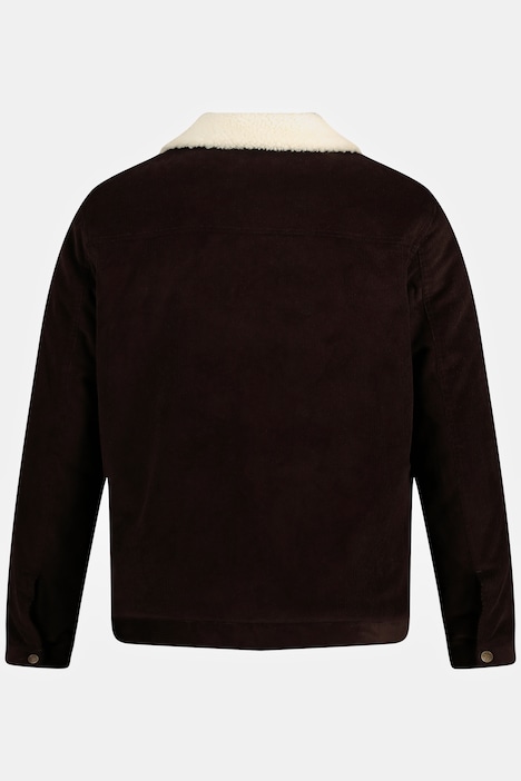 STHUGE Cordjacke, Teddykragen, Teddyfutter, bis 8 XL