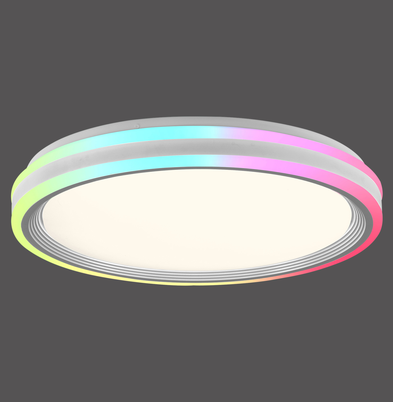 RGB-LED-Deckenleuchte - weiß - dimmbar
