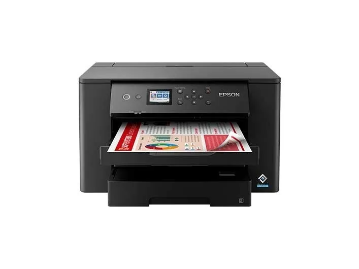 Epson WorkForce WF-7310DTW - Printer - farve - Duplex - blækprinter - A3 - 4800 x 2400 dpi - op til 25 spm (mono) / op til 12 spm (farve) - kapacitet: 500 ark - USB 2.0, LAN, Wi-Fi(n)