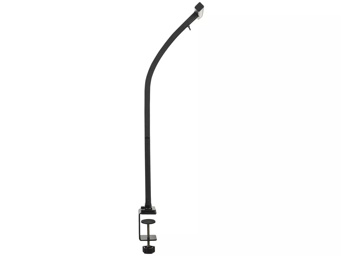 Lampe de bureau LED à pince AURIGA Avec détecteur de mouvement Métal Noir