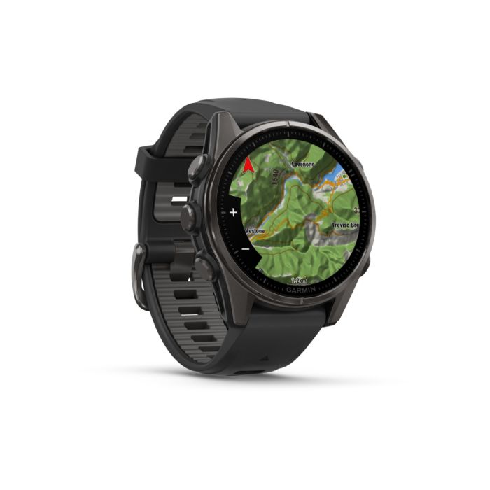Garmin Unisex Ure fēnix® 8 - 43 mm AMOLED Sapphire Sort