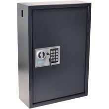 Armoire 150 clés fermeture électronique à code Pavo, gris foncé