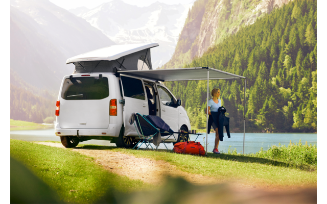 Thule Omnistor 3200 Dachmarkise Anthrazit Tuchfarbe Mystic Grey