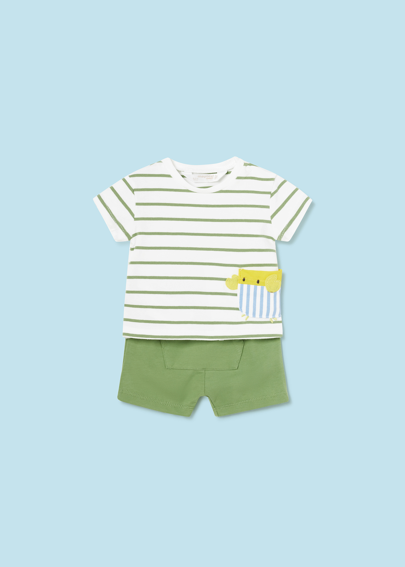 Conjunto de 4 peças Better Cotton para recém-nascidos Kale