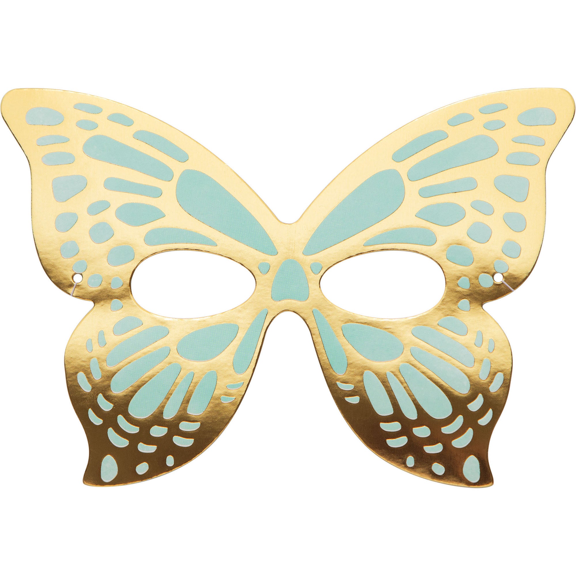 Gekleurde Vlinder Maskers 19cm 8st