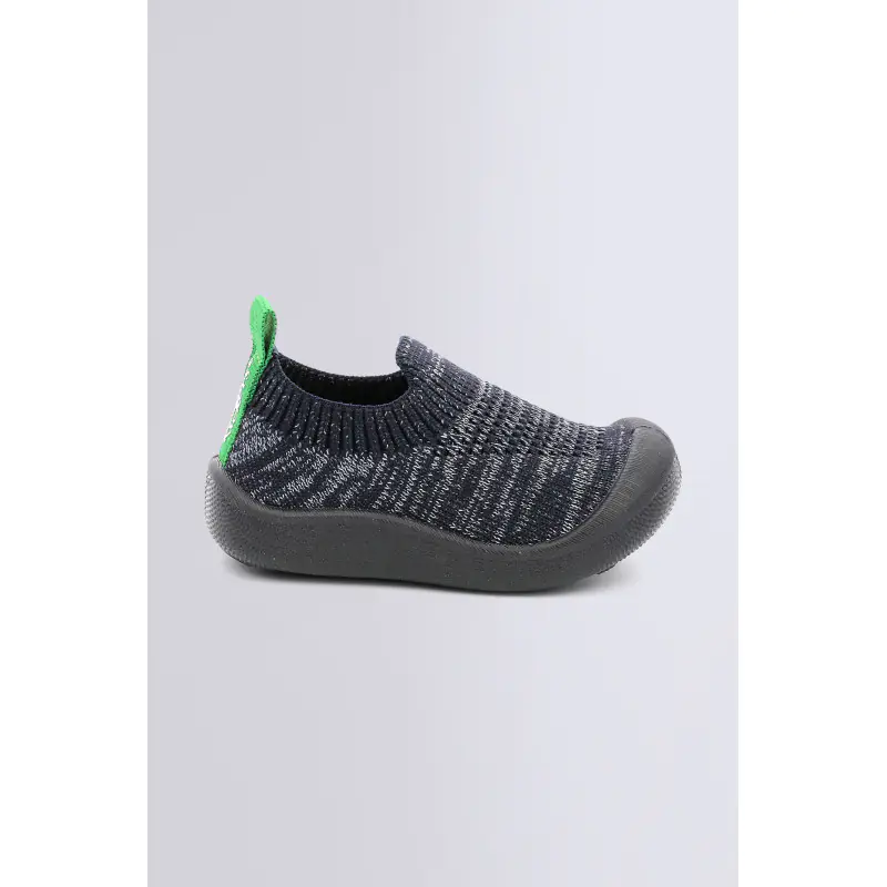 KICK EASY MARINE GRIS CHAUSSONS Textile Bébé