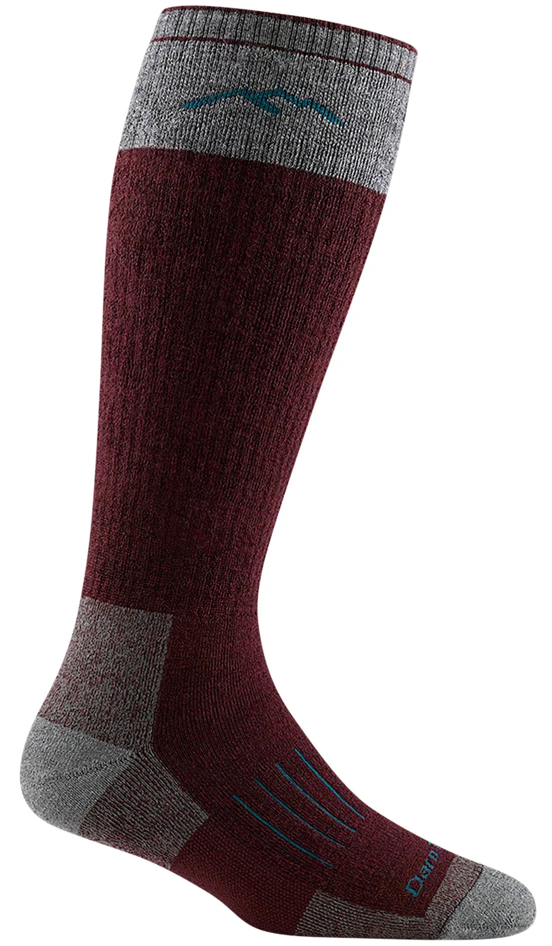 Darn Tough Women's Hunting Over-the-Calf Heavyweight Full Cushion Burgundy