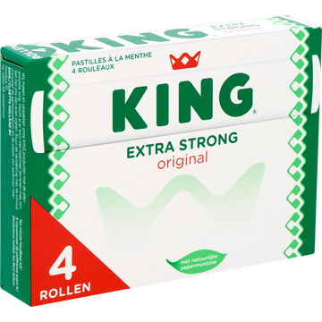 KING Pepermunt Extra Strong Original 4-Pack 4 x 44 g