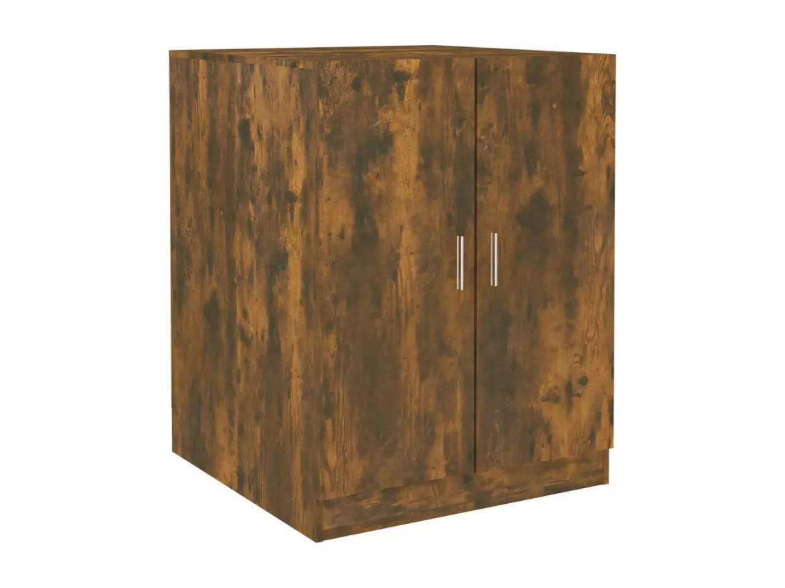 Armoire de machine à laver Chêne fumé Bois d’ingénierie
