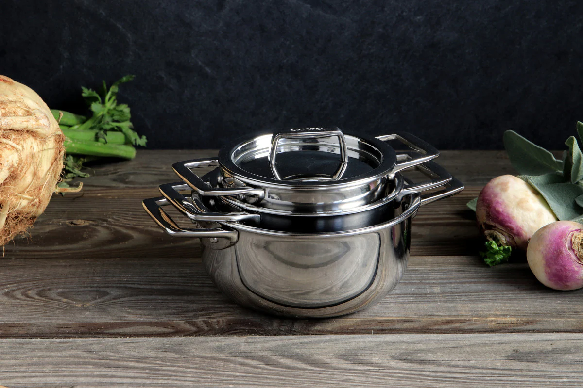 Mini faitout inox Castel'Pro fixe 12cm Cristel
