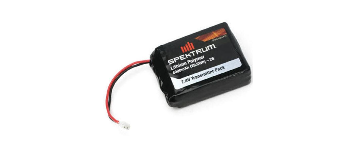 RC-Akku LiPo 4000 mAh 7.4 V für Sender4000 mAh Akku für DX7 s und DX8