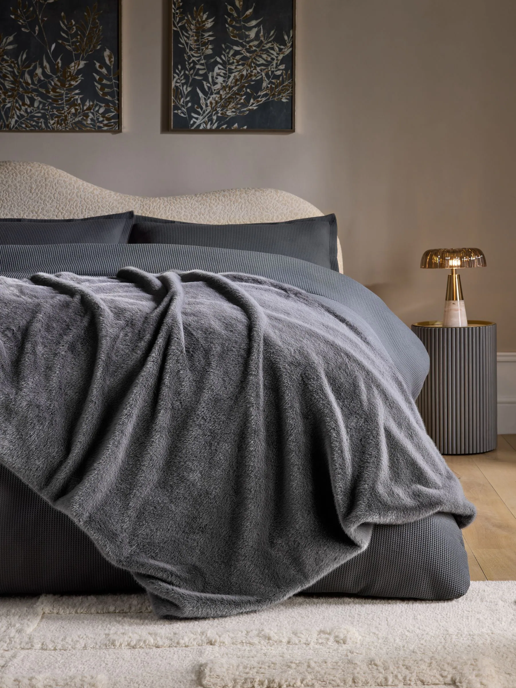 Luxe Plush Faux Fur Throw