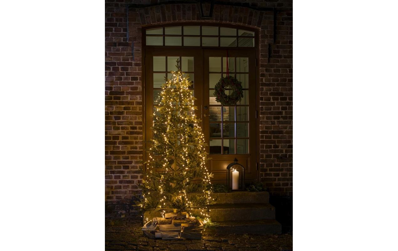 LED Baummantel mit Ring 6 Stränge, 1080 Lampen<br>Micro LED Compactlights