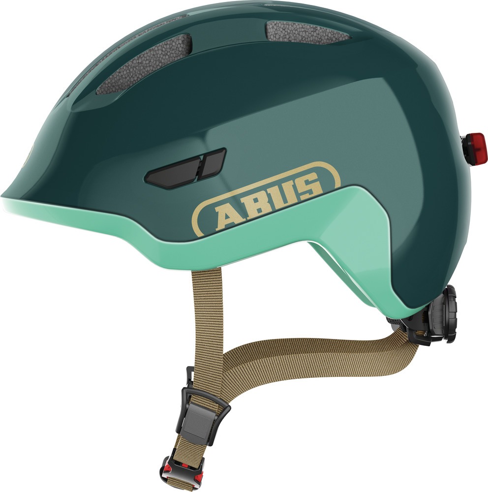 Abus Smiley 3.0 Ace LED Cykelhjelm Royal Green