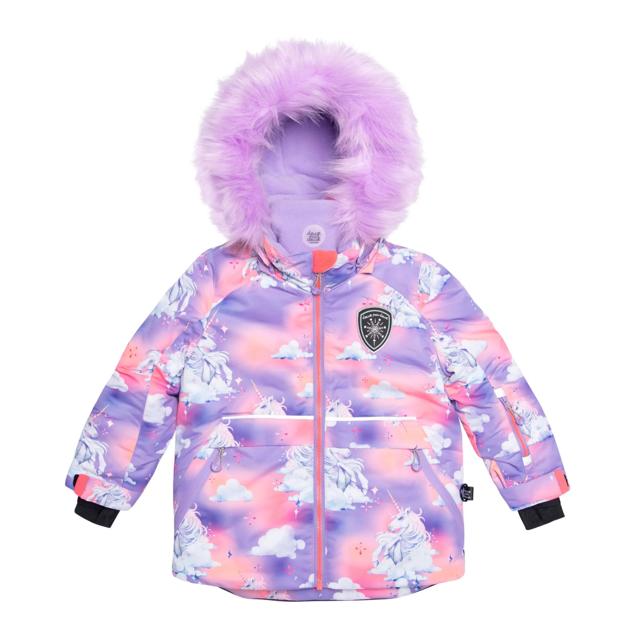 Deux par Deux Habit de Neige 2 Pièces Licorne Nuage 3-6ans