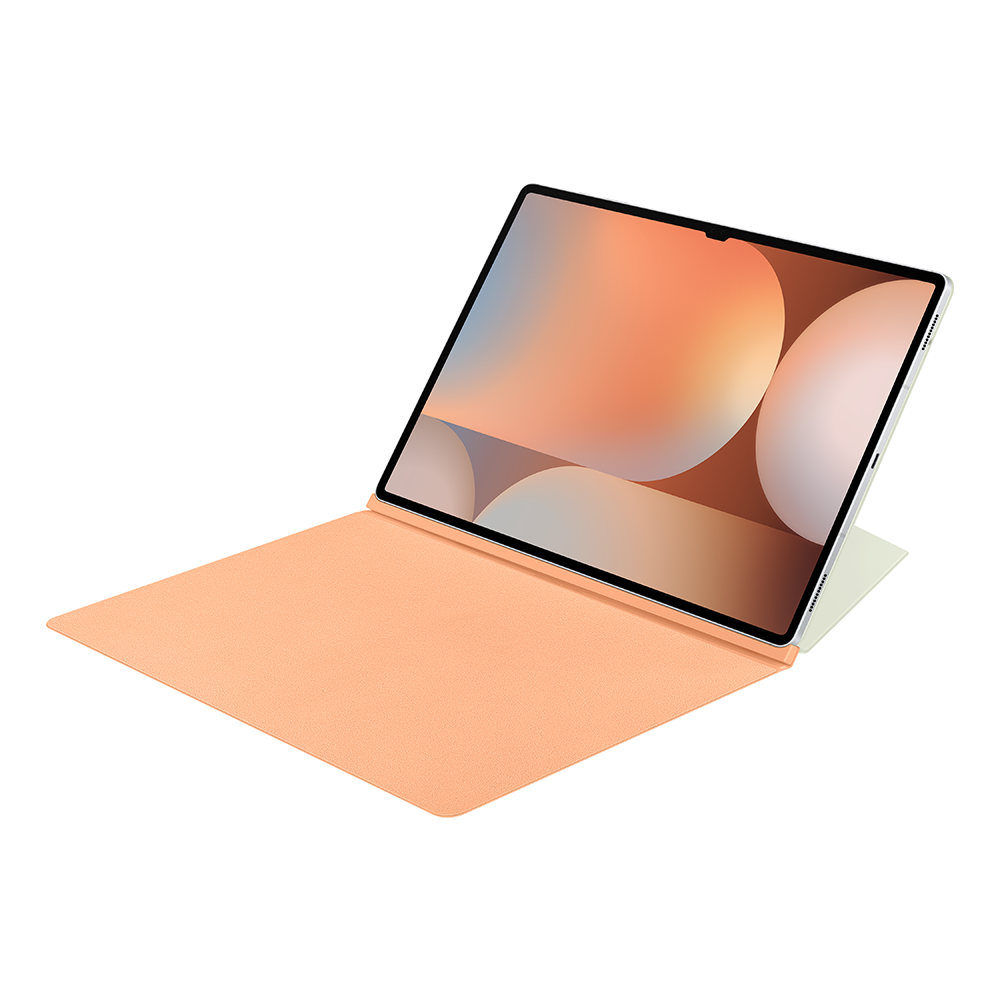Galaxy Tab S10 Ultra / Tab S9 Ultra Book Cover Tasche   S-Pen Halterung (EF-BX910POEGWW) - Orange