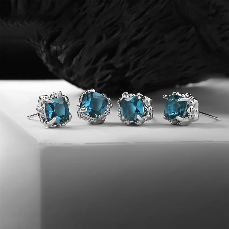 Lilafey - Strass-oorbel