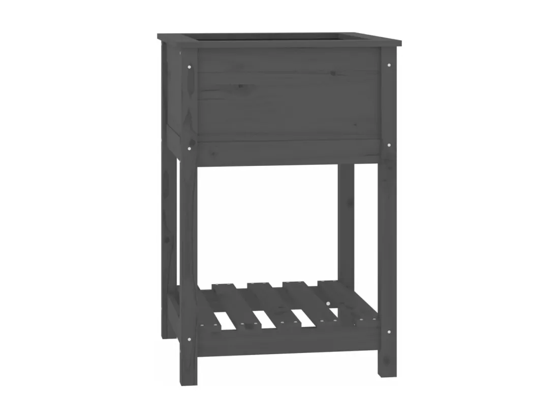 Jardinière bac lit surélevé bois marron 56 x 54 x 81 cm 02_0038396