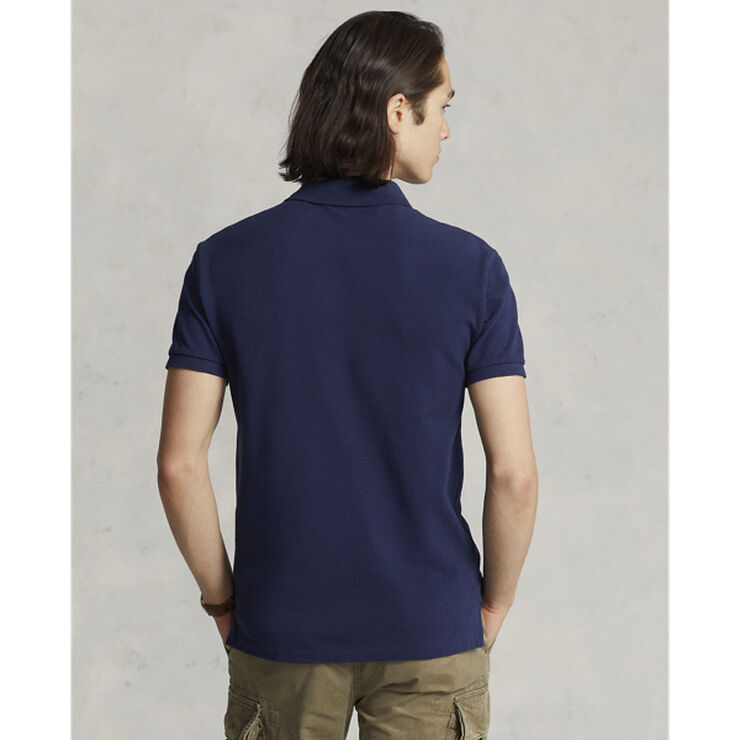 Polo Ralph Lauren Slim Fit Mesh Polo Shirt Navy