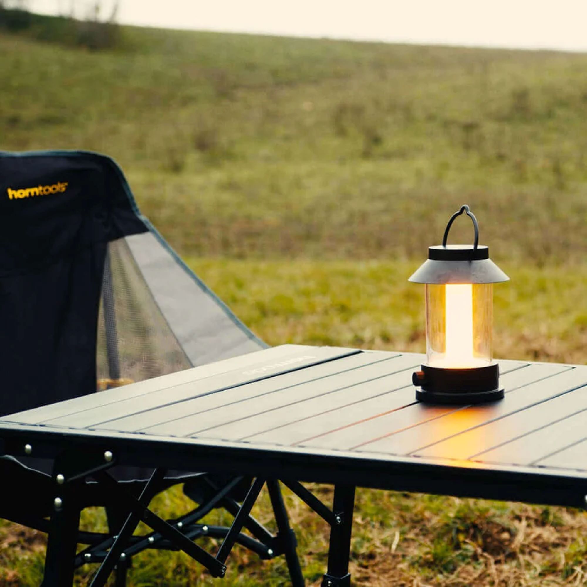 Horntools dimbare campinglamp