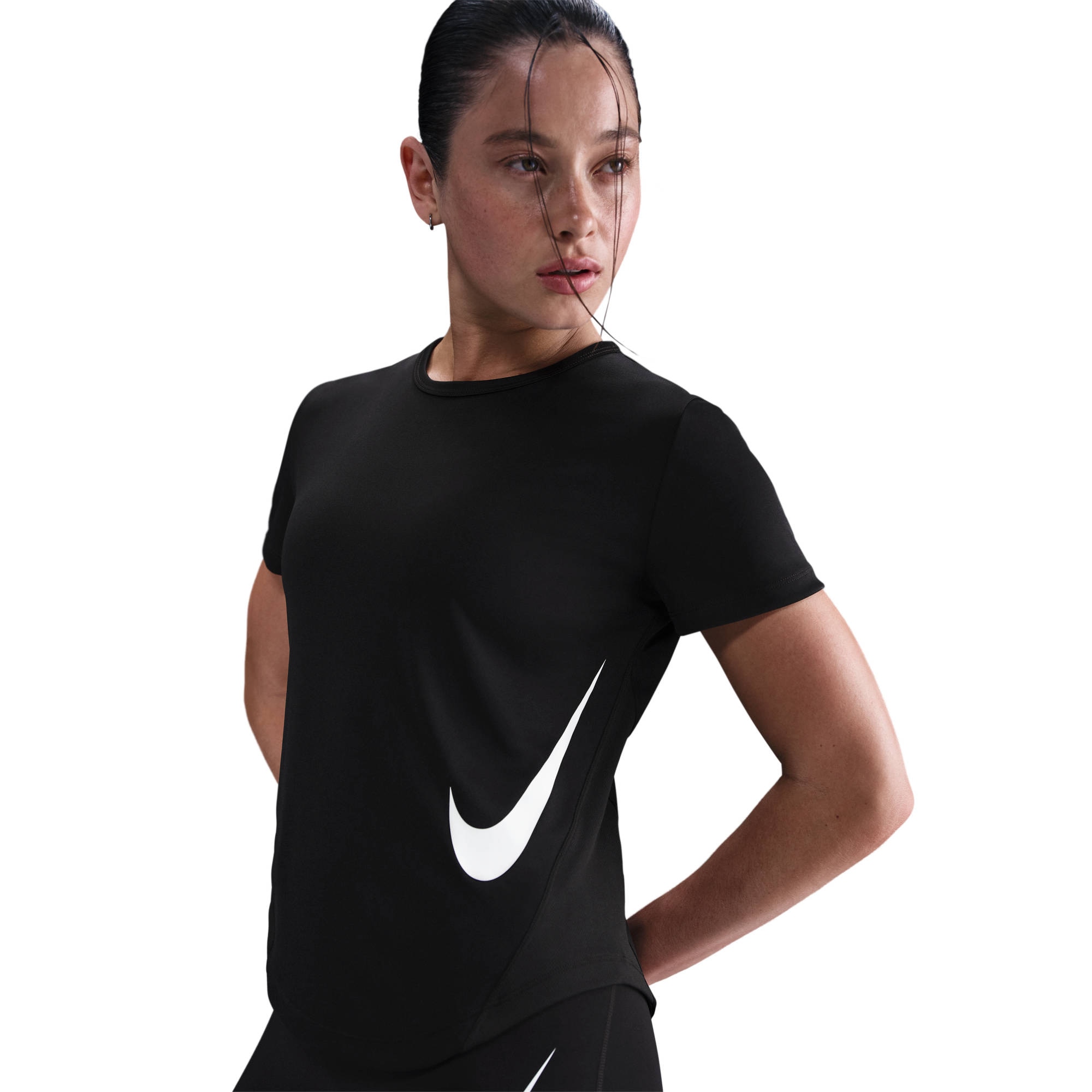 Nike Lauftop »W NK TEMPO SWSH HBR DF SS TOP«