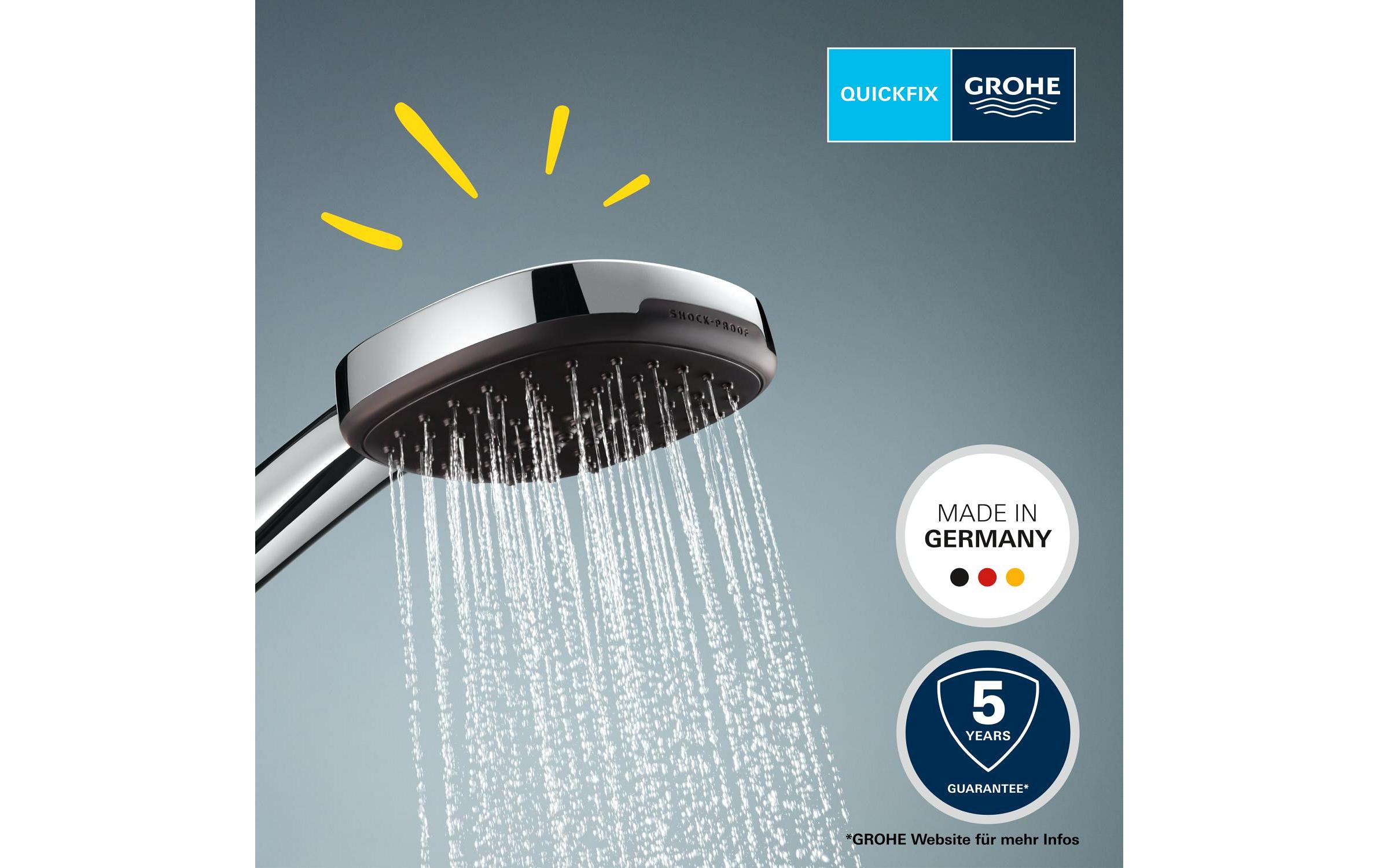 Handbrause Vitalio Comfort 110 ChromBrause mit zwei Strahlarten