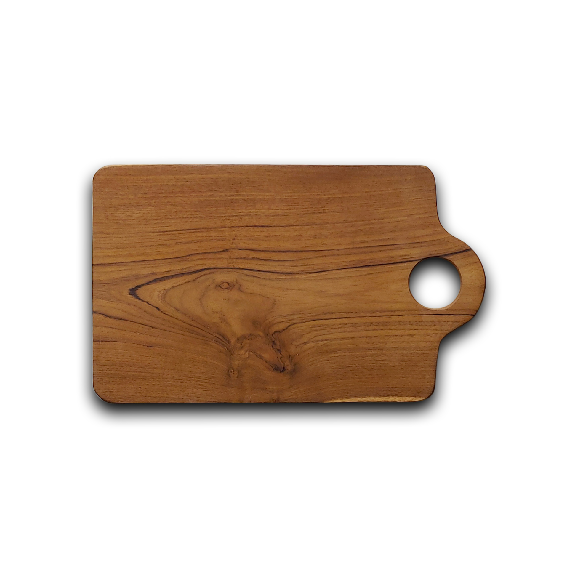 Schneidebrett aus Teak, B 35 cm, L 21 cm, H 1,5 cm zu 17,50