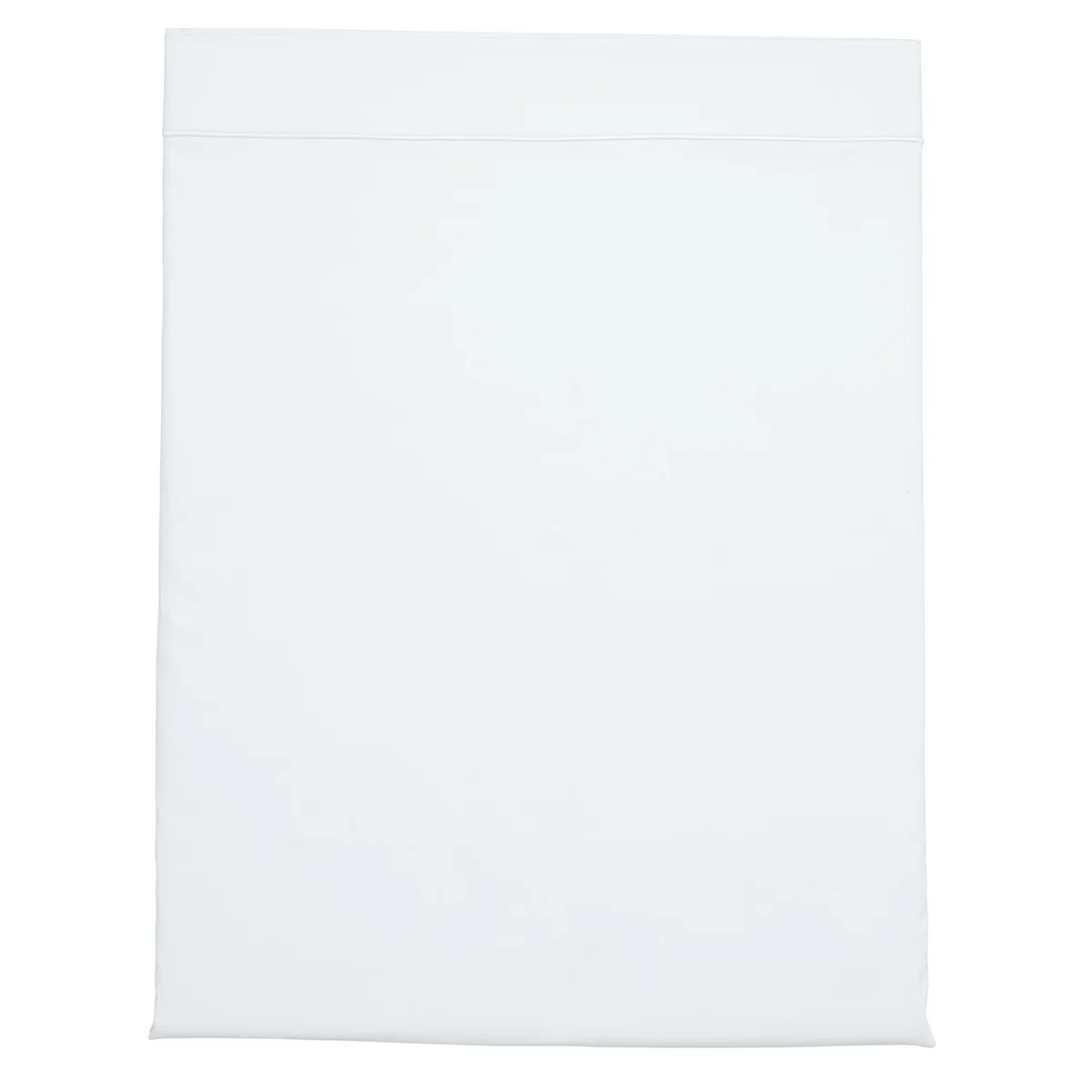 Drap plat Partition Satin de coton Coloris Blanc