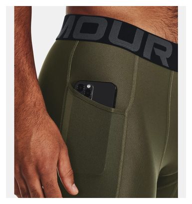Cuissard de compression Under Armour HeatGear Khaki Homme