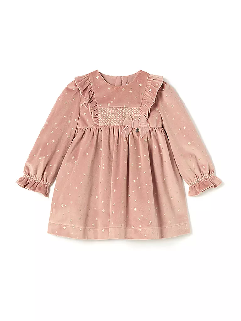 MAYORAL Baby Kleid in Lederoptik  rosa