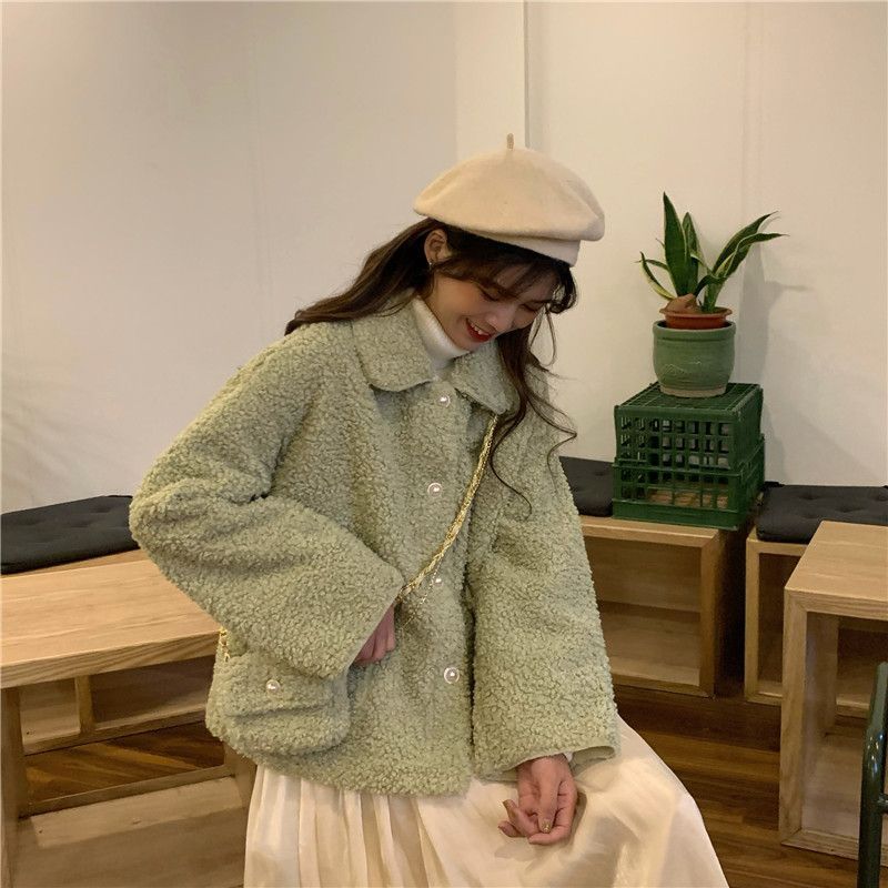 Whoosh - Set: Faux Pearl Single-Breasted Jas + Crossbody Tas