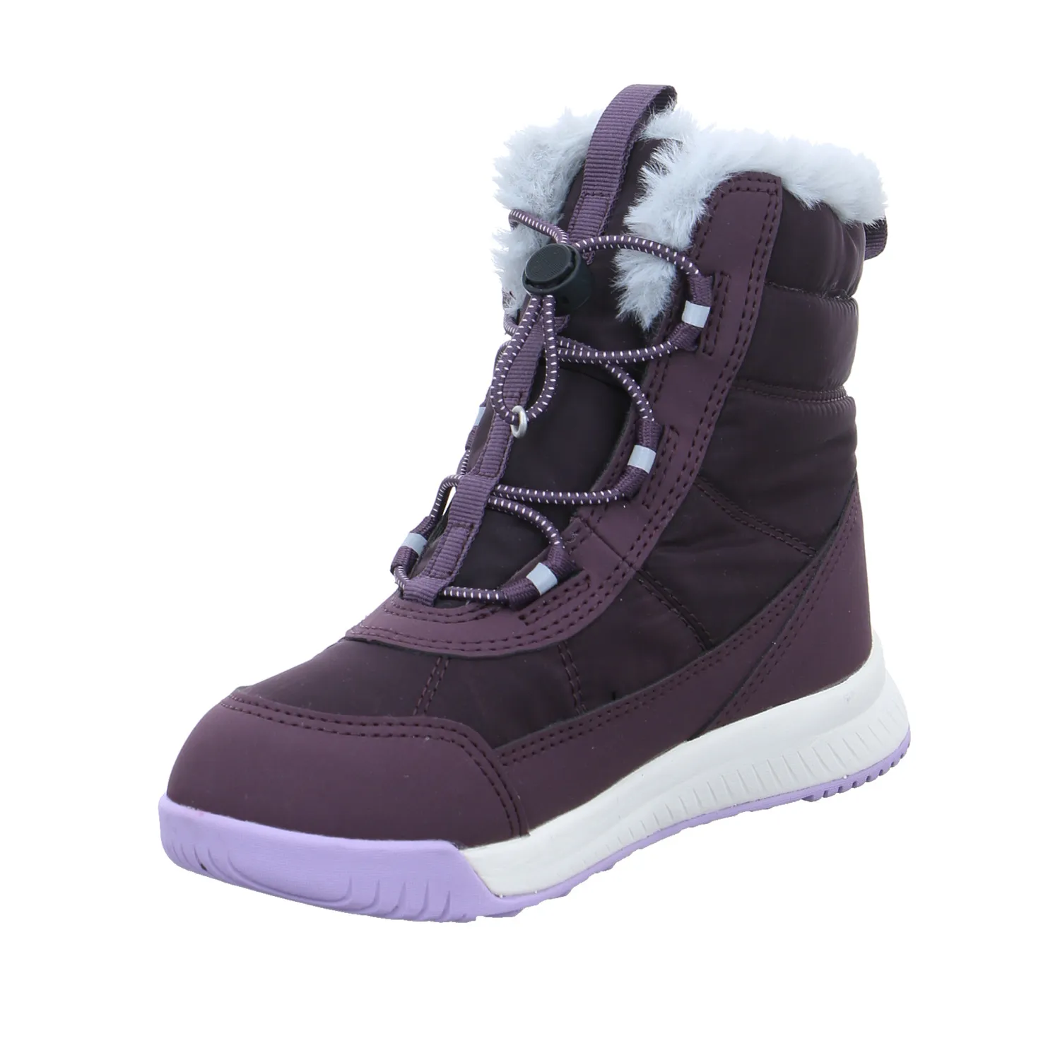 VIKING Kleinkinder-Snowboot  Membran Dunkelrot Textil  Mädchen Schneestiefel
