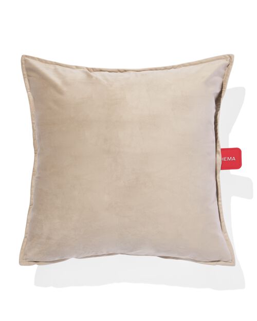 coussin chauffant rechargeable 50x50cm beige