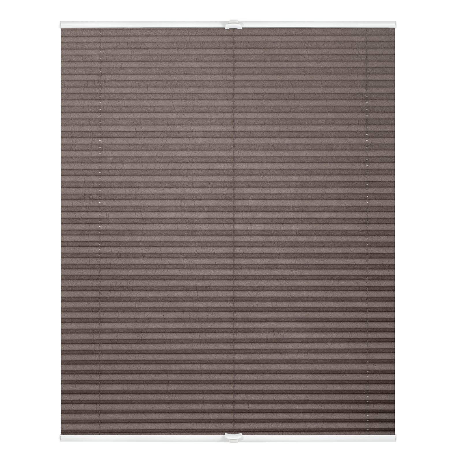 LICHTBLICK Plissee - taupe - Crushed Optik - 45x130 cm