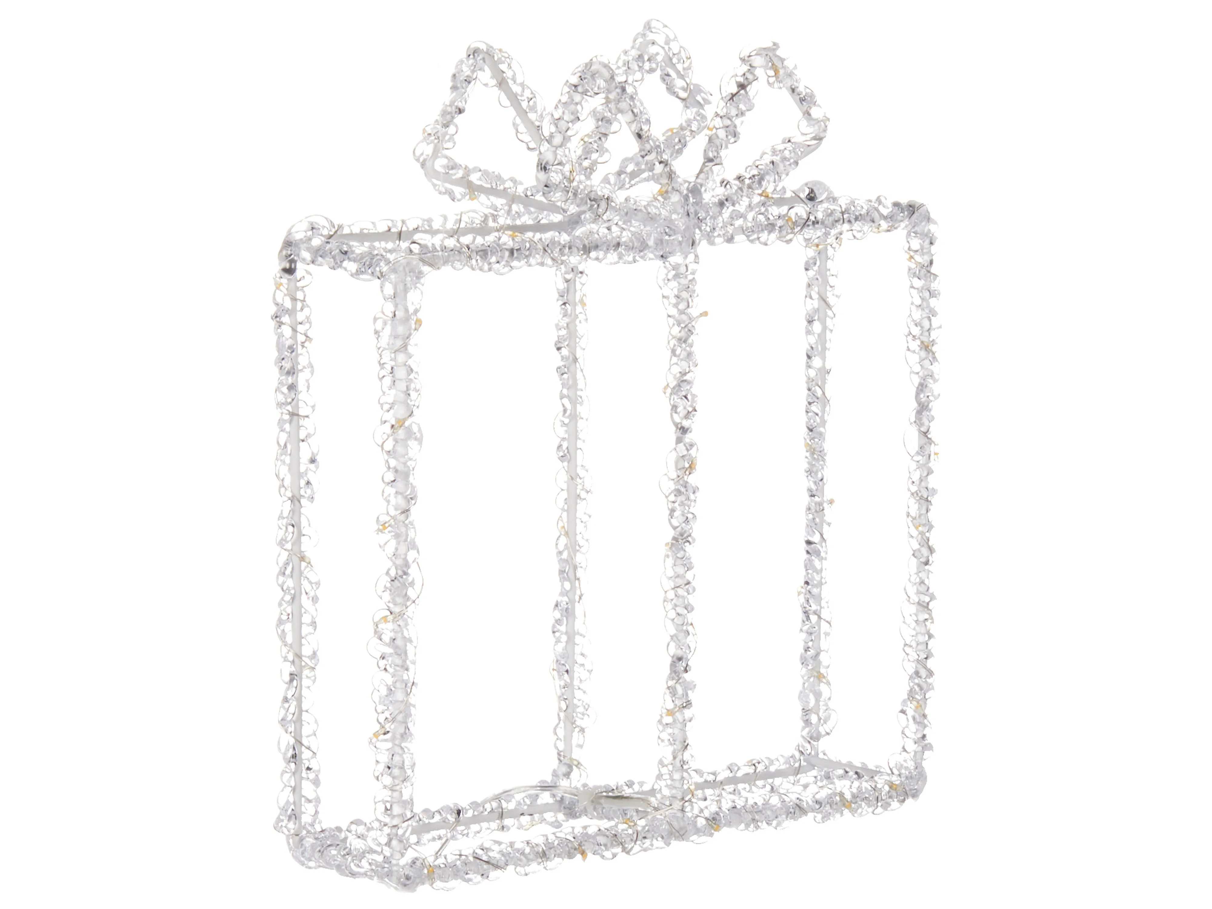Buitendecoratie LED KEMI Kerstcadeaus 25 cm Wit